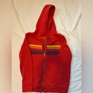 Aviator Nation Vibrant Red Hoodie